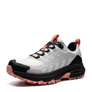 【summervibes】NORTIV 8 Women's Waterproof Casual Hiking Shoes - Lightweight, All-Day Comfort, Non-Slip for Outdoor Trekking, Camping - Armadillo FieldLite Fashion Sneakers tiktokshopspringglowup
