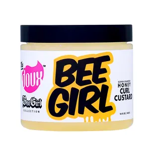 Curl Cream for Curly Hair Curl Defining Custard for Frizz Control, Moisture & Shine Bee Girl Honey Custard for Natural Hair