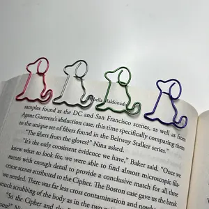 Singular Cute Dog Shaped Bookmark/Paper Clip