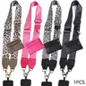 leopard print mobile phone crossbody strap, Crossbody phone lanyard, phone sling, phone charms, Cellphone Accessories, multi-functional and adjustable, mobile phone decoration, backpack decoration, suitable for gifting to girlfriend