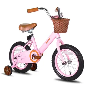 JOYSTAR ON SALE 12-24 inch Kids Bike Basket Training Wheels 2-12+years Old Girls & Boys (Green, Beige & Pink)