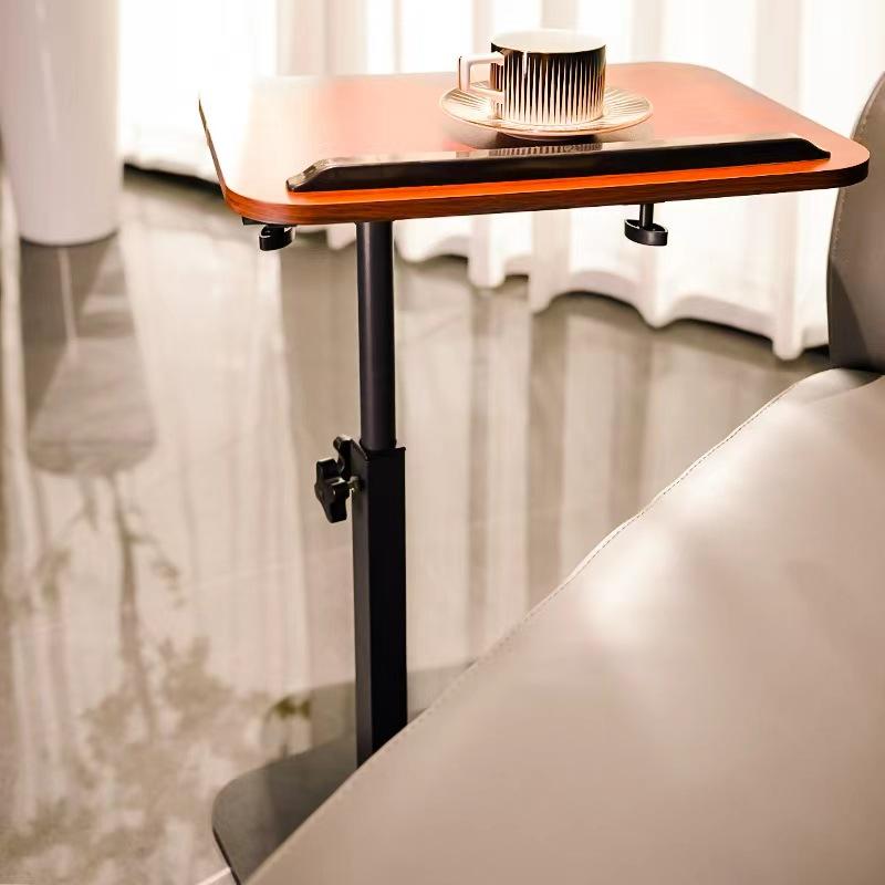 Adjustable Multi-Functional Side Table with 360 Degree Rotation Coffee RV Desk Perfect for RVs Bedrooms and Living Rooms