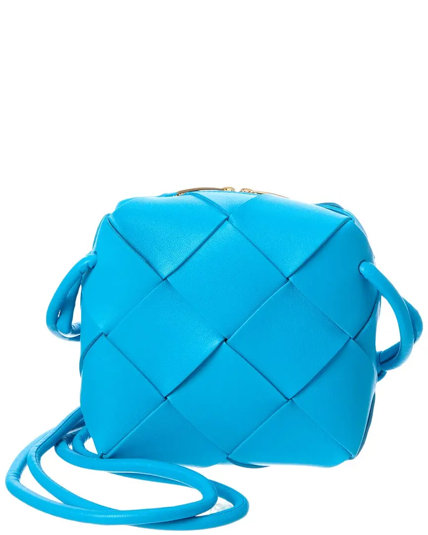 Bottega Veneta Cassette Mini Intrecciato Leather Camera Bag Bottega Veneta Cassette Mini Intrecciato Leather Camera Bag