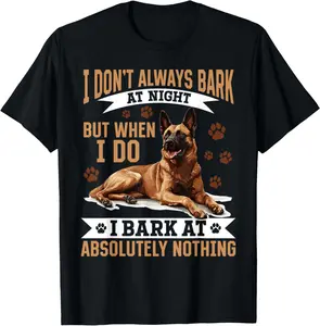 100% Cotton Unisex Belgian Malinois Dog Owner Men Women T-Shirt