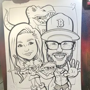 B&W Caricature