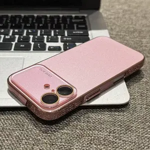 Elegant Phone Case With Full-Cover Camera Bezel, Made Of High-Quality, Skin-Friendly Material. The Polished, Electroplated Trim And Matte Back Create A Refined, Sophisticated Style That Blends Protection And Aesthetics Seamlessly.