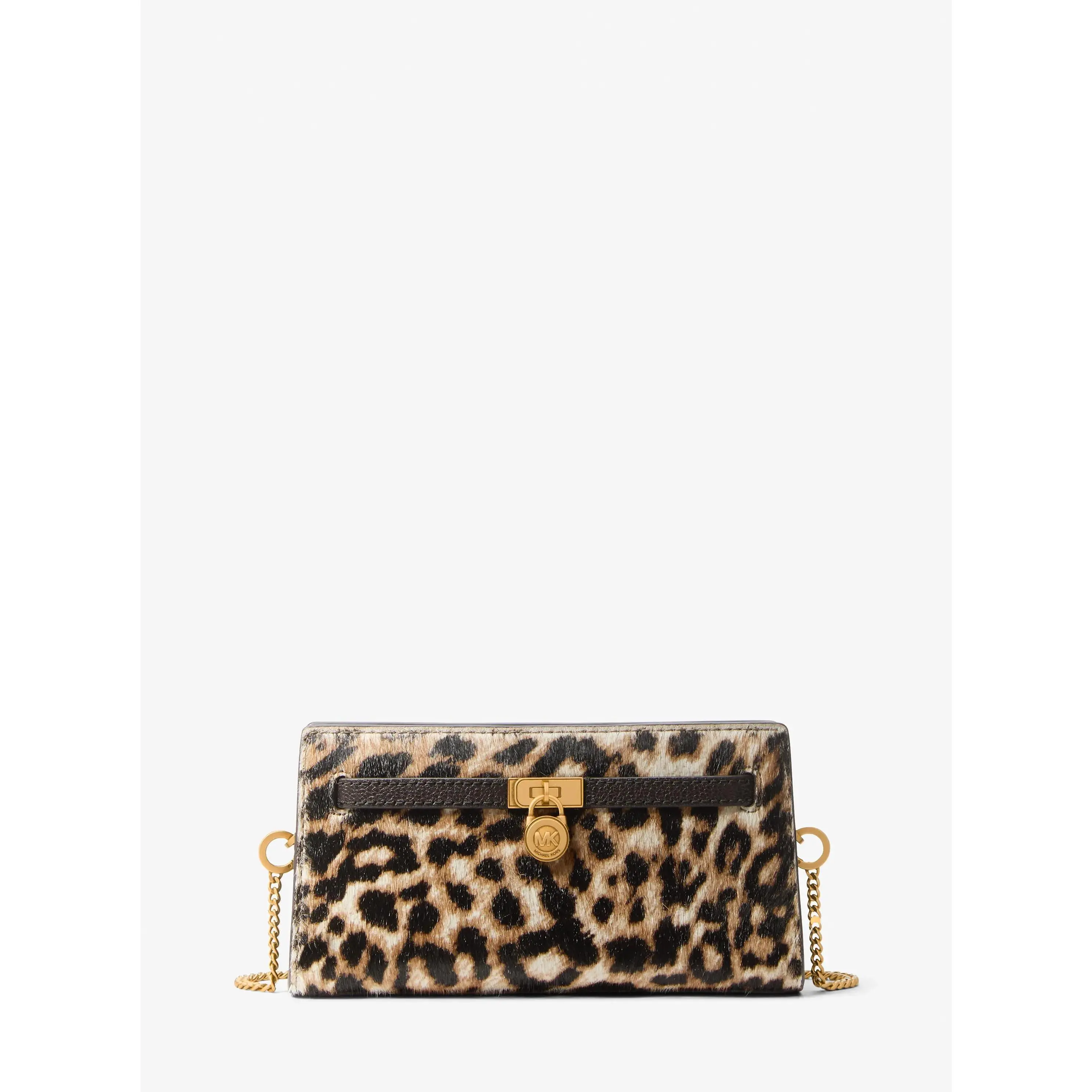 Hamilton Moderne Extra-Small Leopard Print Calf Hair Convertible Crossbody Bag