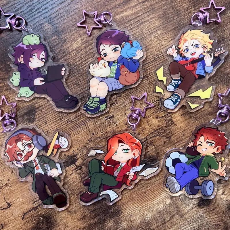 Stardew Valley Bachelors Keychain | Different Double-sided |Stardew Valley Bachelors Acrylic Keychain, Stardew Valley Bachelors Charm For Bag, Key, Gift,