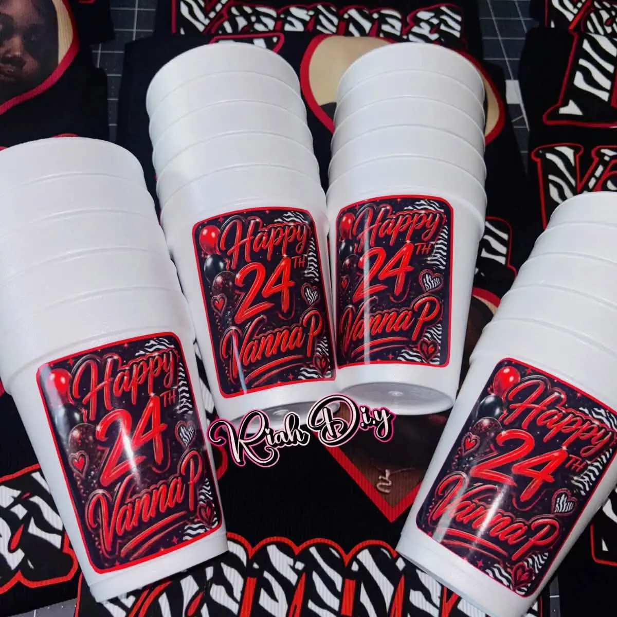 CUSTOM Personalized Foam Cups CUSTOM Personalized Foam Cups