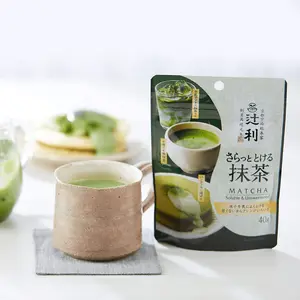 TSUJIRI Japanese Uji Matcha Powder - Sugar-Free Instant Matcha 40g | Premium Kyoto Green Tea