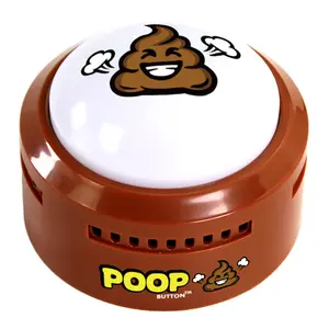 Talkie Toys Products Poop Button - Lights Up and Plays 20 Funny Fart Sounds - Fun Prank & Gag Gift