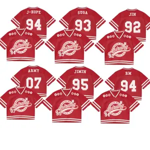 Bangtan Custom Member Crop Top Football Jersey, Army Name Number Arirang World Tour Sports Crop, Best Gift for K-pop Lovers