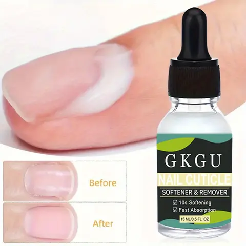 Professional Cuticle Remover & Softener Cream - Fast-Acting Nail Care Product with Shea Butter, Hydrating & Moisturizing Formula for Soft, Healthy Cuticles, Salon & Home Manicure/Pedicure, Dropper Cap Bottle