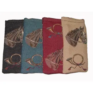 Horse and Hound Luxury Glasses/Phone Cases, Equestrian Handbag #TE204