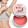 Rose Deodorizing Cream, Long-Lasting Fragrance Scent Body Deodorant Balm, Body Deodorizer for Women and Men, Refreshing All-Over Body Odor Remover, Daily Body Care Cosmetic, Long Lasting Deodorants