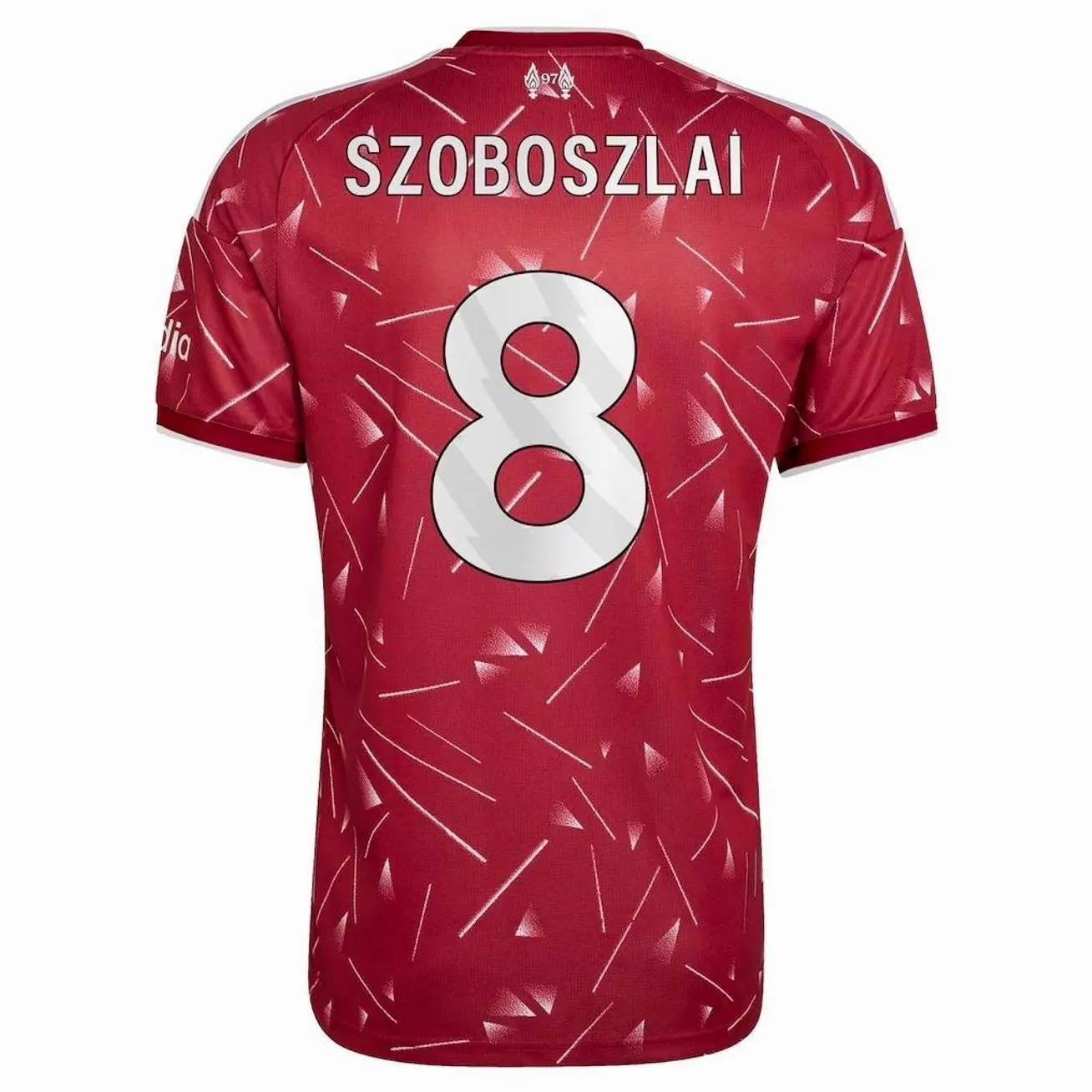 Unisex Soccer Shirt Szoboszlai 2025/26 Home Stadium Replica Jersey - Red Live