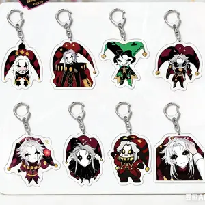 The Freak Circus Acrylic Keychain – Pierrot & Harlequin, Fun Character Figure, Gift Idea