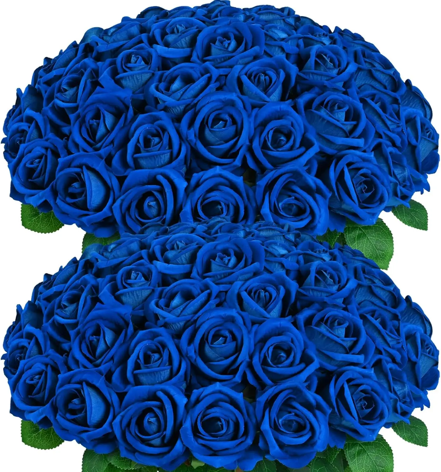 12/24 Pcs Lifelike Artificial Silver Roses - Real Touch Fake Flowers for Weddings, Engagements, Home & Office Decor - Perfect for Christmas, Valentine's, Mother's Day & More