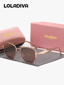 Unisex Vintage Frame Sunglasses, Trendy Casual Sunglasses for Everyday Use, Fashion Accessories for Outdoor Activities, High Quality Sunglasses