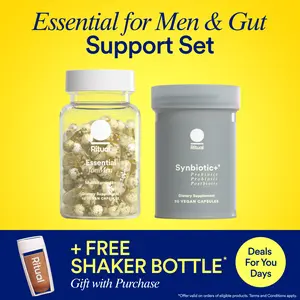 Ritual Essential Multivitamin for Men 18+ & Daily Gut Health Support, 30 Days Supply