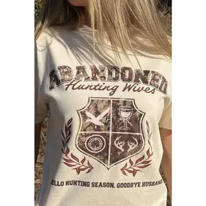 HuntX Abandoned Wives Comfort Color Short Sleeve Tee
