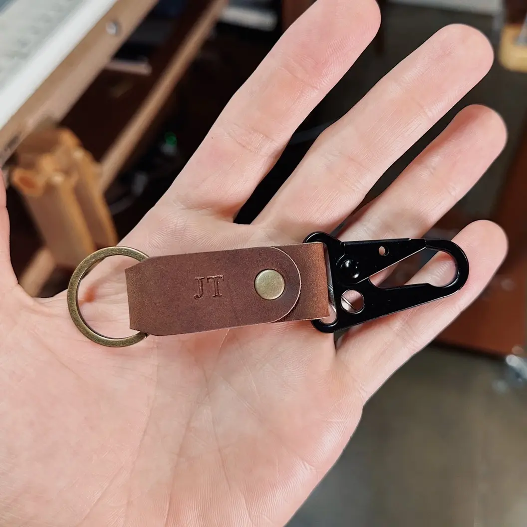 Leather Key Clip Leather Key Clip