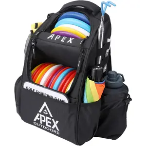 Disc Golf Bag, Large Disc Golf Backpack Holds Over 21 Discs, Durable & Lightweight with Multiple Storage Pockets