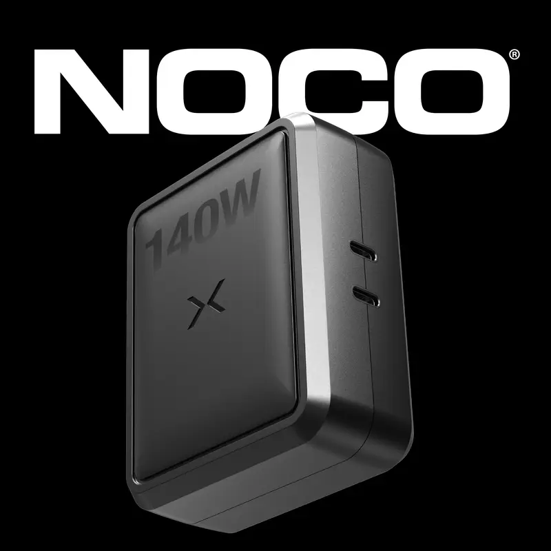 NOCO XGrid X140: 140W USB-C Charger – Dual Port Type C Power Adapter – GaN Fast Charging