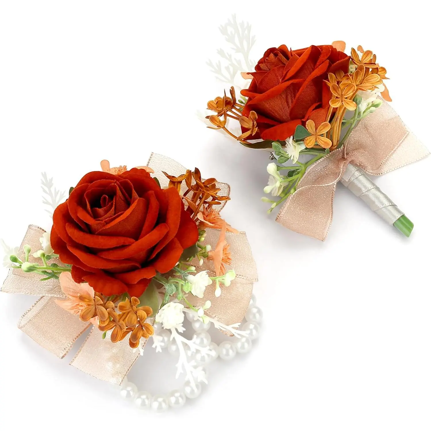 Orange Corsage - Double-cain