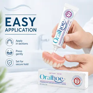 Denture Cream for Enhanced Comfort & Everyday Wear, Compatible with Snap-On Veneers and Dentures
