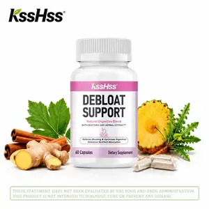 Debloat Support Supplement for Women  – Digestive Enzymes for Bloating Relief, Gas & Water Retention Support, Gut Comfort & Healthy Digestion with Ginger, Turmeric & Bromelain