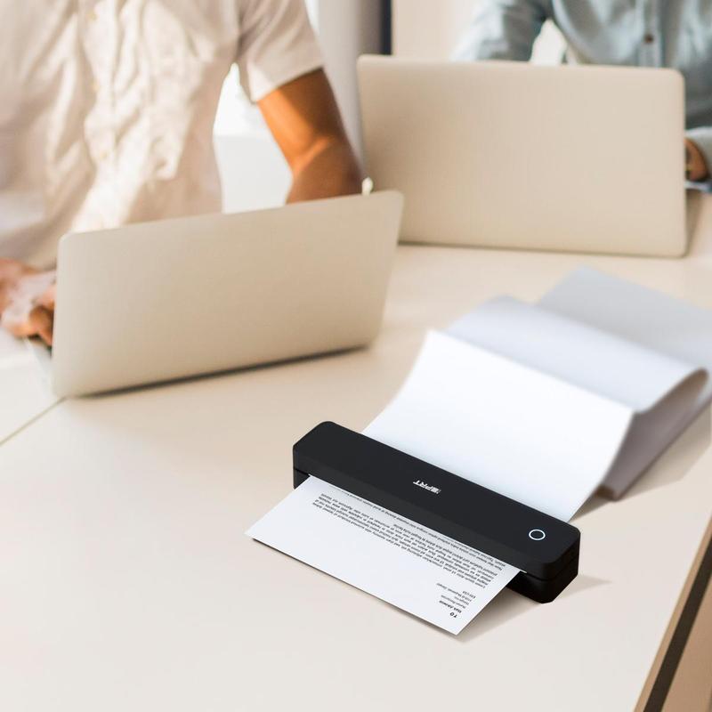 iDPRT Inkless Portable Printers Wireless for Travel, MT610 Pro Bluetooth Thermal Printer Compatible with Phone & Laptop,Support 8.5'' x 11'' US Letter & A4, Inkless Mobile Printer for Office, Home, School Wifi