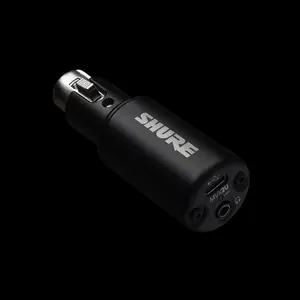 MVX2U Gen 2 XLR to USB Analog to Digital Adapter Interface w/ USB-C to USB-C Cable Connection Black, MFi Connection