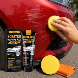 2026 Upgraded DIY Car Detailing Scratch Repair Kit, Car Scratch Repair Paste & Car Scratch Repair Polish, Universal All Color Auto Paint Scratch Remover Complete Set with Polishing Sponge and Cleaning Wipe