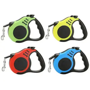 16.5FT Automatic Retractable Dog Leash with Pet Collar