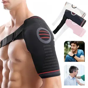 1PCS Compression Shoulder Brace,Shoulder Orthopedic Brace for Men & Women Torn Rotator Cuff, Dislocation, Shoulder Injuries Healthcare Support Tool White