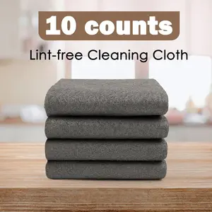 🔥HOT DEAL Clearance! 10Pcs Extra Large 30x40cm Thick Magic Cleaning Cloth, Reusable Premium Microfiber Lint-Free Towels, All-Purpose Household Cleaning Rags for Kitchen Living Room Car