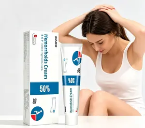 20g Hemorrhoids Treatment Cream 50% Effective Active Formula, Natural Soothing Piles Ointment Relieve Discomfort, Anti-Itch Anti-Swelling Hemorrhoid Care Cream, Household Anal Relief Cream for Daily Use with 3 Disposable Applicators