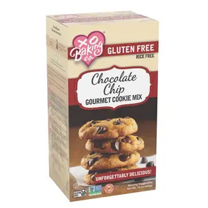 XO Baking Co. Gluten Free Chocolate Chip Gourmet Cookie Mix - Rice Free, Dairy Free, Non GMO - Unforgettably Delicious