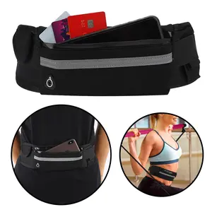Outdoor Running Waist Bag for Men Women, Sports Belt Bag, Lightweight Fanny Pack, Hidden Travel Waist Pack for Gym Jogging Hiking Cycling Fitness