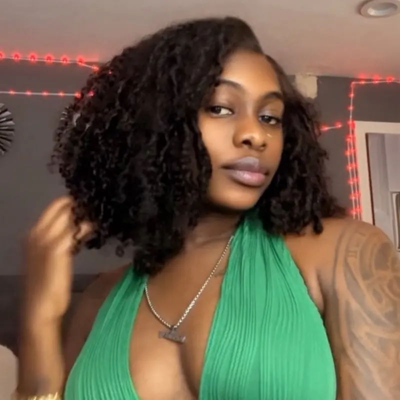 Glueless HD Lace Closure Wig 100% Human Hair Kinky Curly 5x5 Closure No Glue Needed Bleachable Dyeable