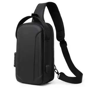 Mia Bag Shop Unisex Crossbody Bag Fashion Casual Commuting Multifunctional Crossbody Bag Outdoor Water-Resistant Large Capacity Hard Shell Motorcycle Bag medium size