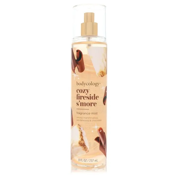 Bodycology Cozy Fireside S'more Women's Aerosol Fragrance Mist Spray - 8oz Bottle, Even Coverage Fine Mist, Daily Wear, Long-Lasting Thoughtful Gift Beauty Product (Item 568243), Signature Scent, Cozy Fireside Smore