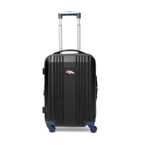Denco NFL 21 Inch Carry-On Hardcase 2-Tone Spinner Gray