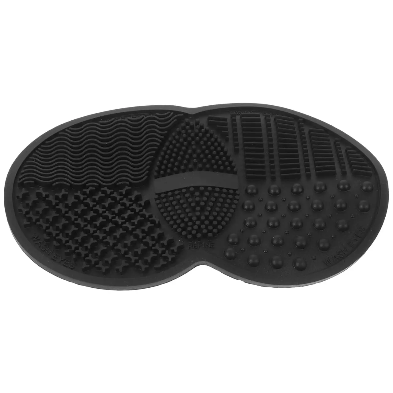 Balacoo Makeup Brush Cleaner Makeup Tool Cleaner Pad Cleaner Mat for Makeup Tools Makeup Tool Cleaning Pad Cleaner Mat for Makeup Brush Make up Cleaning Bowl, 16.80X10.80X0.80CM, Black balacoo