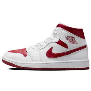 Wmns Air Jordan 1 Mid 'White Pomegranate'