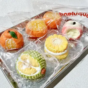 Fruit Series  taba squishy slime squishies tabba squishies kidstoysFood-Grade Silicone Slow-Rising Rebound Squishy Fidget Toys for Stress Relief - Soft Squeeze Toys with Thick Creamy Slime Texture, Handmade Non-Toxic Sensory Toys