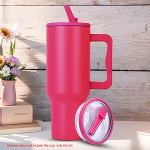 For Stanley 40 Oz Thermal Water Bottle Cover Coffee Cups Flip Straw Cap Replacement Spill Proof Mugs Tumbler Lid Accessories