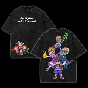 EarthBound V2 Retro Game T-Shirt Double Printed Unisex Acid Washed Lightweight Cotton T-Shirt, Mother 2 Gyiyg no Gyakushuu, Indie Game Shirt, Video Game Shirt, Gamer Gift, Unisex Clothin