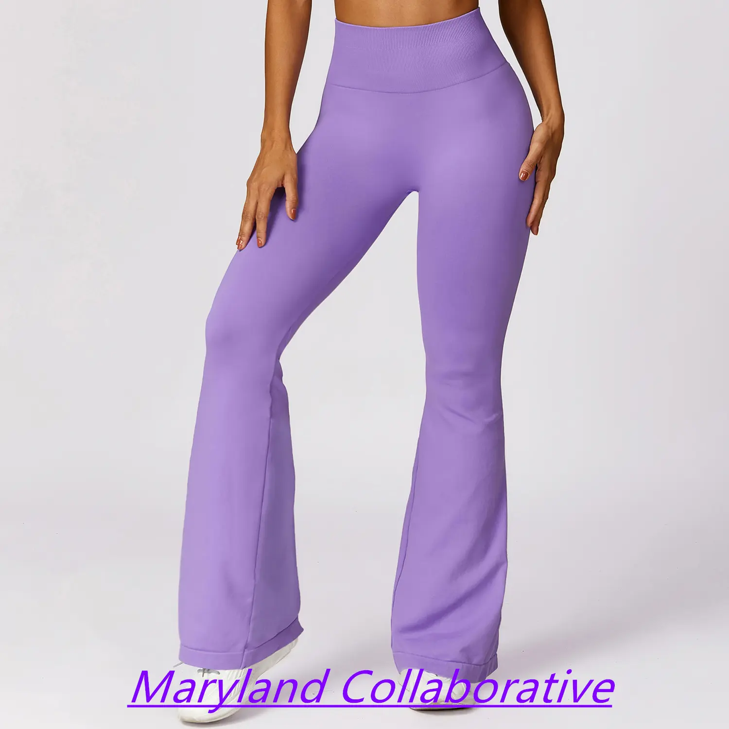 Wide Leg Tight Seamless Hip Lifting Yoga Flared Pants Tummy Trimming High Waisted Micro Slim Casual Sweatpants